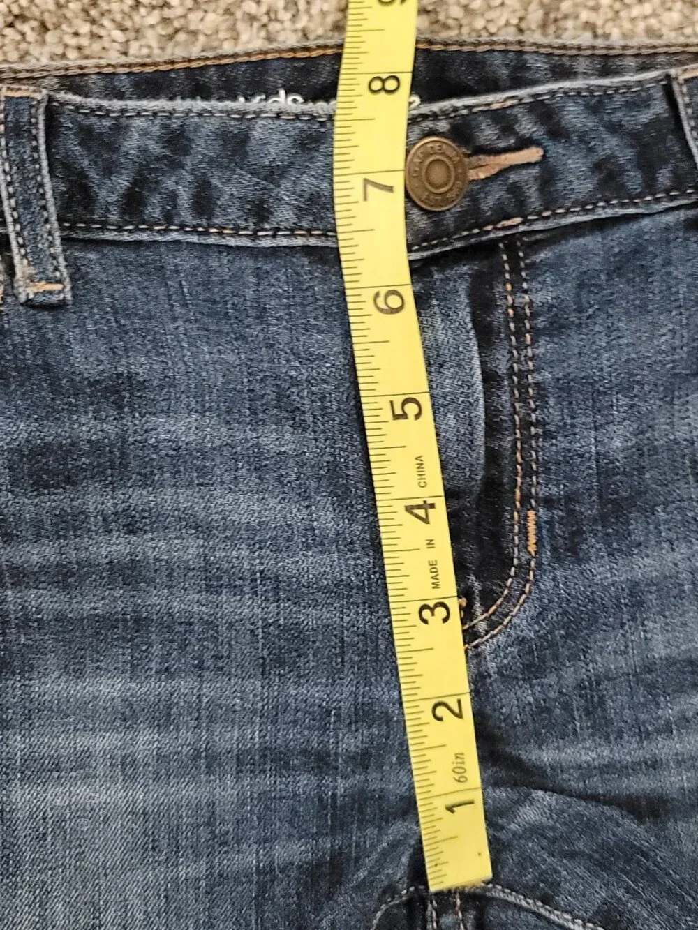 GAP Kids - Gap for good Jean Bermuda Shorts Girls  12 Regular- Adjustable Waist